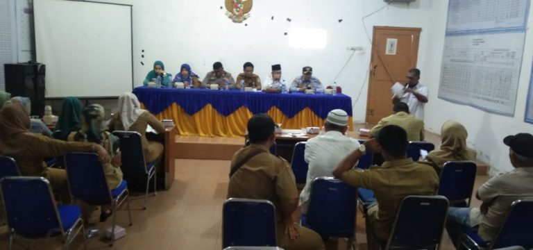 RAPAT KOORDINASI PEMERINTAH KECAMATAN BERSAMA SELURUH JAJARAN PEMERINTAHAN KECAMATAN DATUK TANAH DATAR