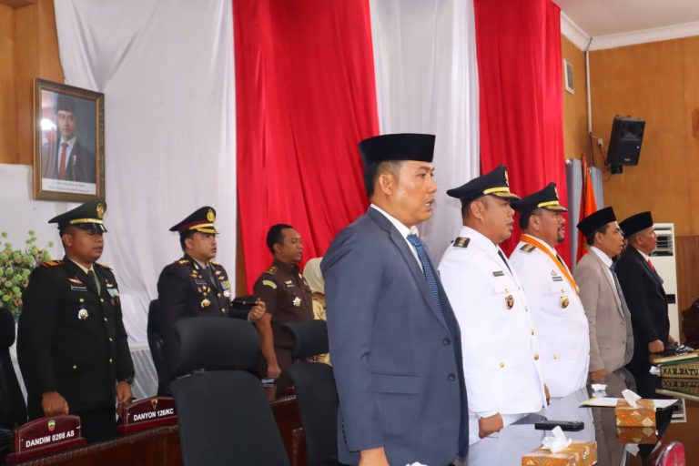 Bupati Batu Bara Sampaikan 17 Program Kerja Bahar – Syafrizal, dalam paripurna DPRD Batubara 