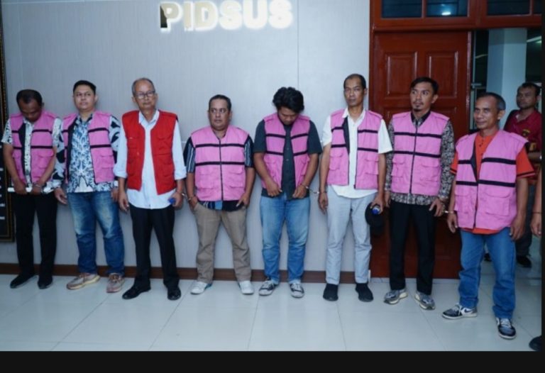 Diduga,Kurangin volume dan kualitas bangunan, 1 PPK dan 8 pengusaha ditahan kejaksaan negeri Sumatera Utara 