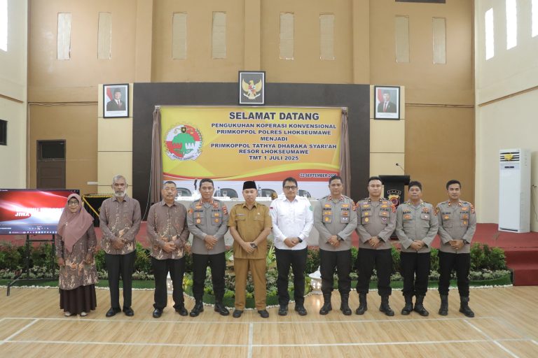 Primkopol Polres Lhokseumawe Berubah ke Syariah, Kapolres: Modal Bersama untuk Kesejahteraan Anggota Primkopol Polres Lhokseumawe Berubah ke Syariah, Kapolres: Modal Bersama untuk Kesejahteraan Anggota