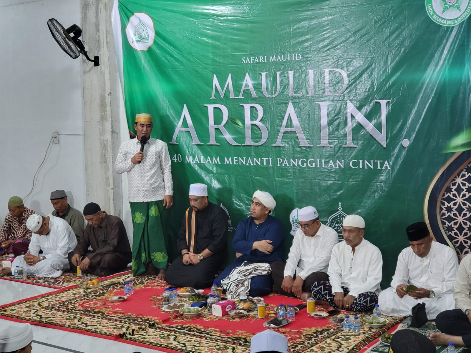 Kapolres Lhokseumawe Hadiri Safari Maulid Arba’in di Dayah Al-Qaha