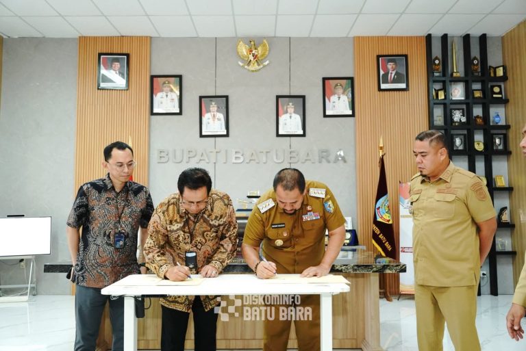 Bupati Batubara Baharuddin Siagian tanda tangani MOU dengan BTN Bupati Batubara Baharuddin Siagian tanda tangani MOU dengan BTN