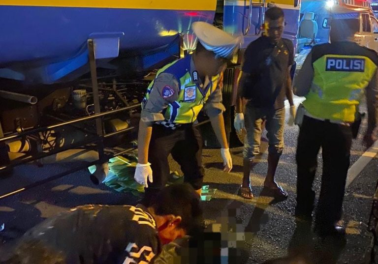 Pemuda di Lhokseumawe Tewas Terlindas Truk Tangki CPO di Depan SPBU Blang Panyang