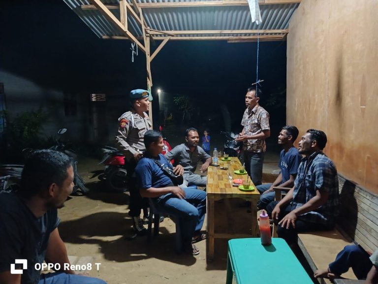 Polsek Kuta Makmur Gelar Patroli Malam, Cegah Gangguan Kamtibmas dan Jaga Rasa Aman Warga