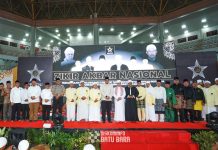 Bupati Batu Bara H. Baharuddin Siagian, S.H., M.Si menghadiri Zikir Akbar Nasional (ZAN)