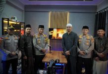 Polres Kota Lhokseumawe Podcast di Dayah Darul Huda di Kecamatan Dewantara, Bahas Kamtibmas hingga Bahaya Narkoba