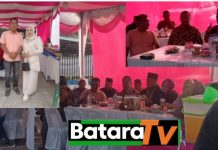 OPEN HOUSE HALAL BIHALAL NURHAJI WAKIL KETUA DPRD DIHADIRI BUPATI WAKIL BUPATI BATU BARA.