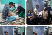 Kapolsek Medang Deras AKP A.H.Sagala, Berikan Bantuan kepada Keluarga Korban Tenggelam sebagai Bentuk Kepedulian