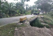 Satlantas polres Batubara tutup mata, jembatan rusak tak kunjung diperbaiki