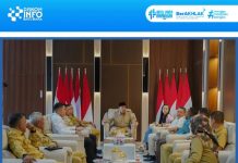 Bupati Batubara Baharuddin Siagian,terima kunjungan DPD Partai Gerindra Sumatera UtaraÂ