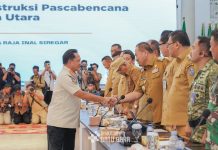 Bupati Batu Bara H. Baharuddin Siagian, S.H., M.Si., menghadiri Rapat Koordinasi Percepatan Rehabilitasi dan Rekonstruksi Pascabencana di Provinsi Sumatera Utara