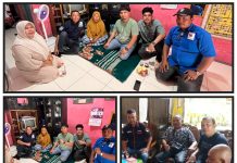 Kepedulian Institusional: Polres Batu Bara Bersama GANN dan Insan Pers Kunjungi Rekan Media yang terbaring sakit